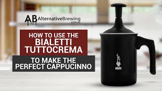 How to Use the Bialetti Tuttocrema Milk Frother [upl. by Merrilee]