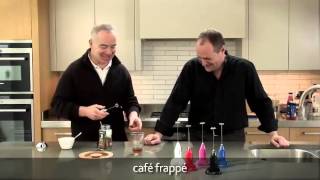 How to make a frappé coffee using an aerolatte milk frother [upl. by Gracia]