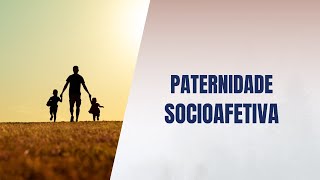 Paternidade socioafetiva [upl. by Arlie955]