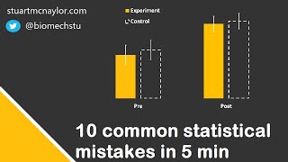 Ten Statistical Mistakes in 5 Min [upl. by Aiht]