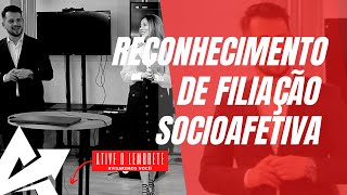 DIREITO DE FAMÍLIA Reconhecimento de filiação socioafetiva [upl. by Nowad]