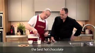 How to make a hot chocolate using an aerolatte milk frother [upl. by Jermain875]