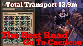 The best road go to caerleon bring 129m total loot • Albion online albiononline [upl. by Latoniah951]