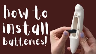 How To Install Batteries On The Milk BOSS Milk Frother By Zulay Kitchen [upl. by Eelrac]